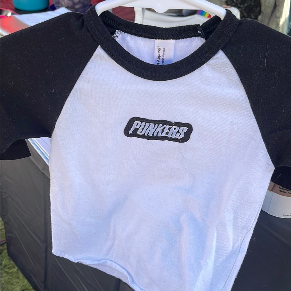 Black and White Long Sleeve Tee